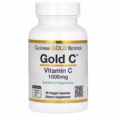 California Gold Nutrition, Gold C, USP Grade Vitamin C, 1,000 mg