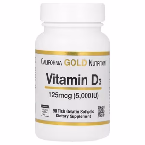 California Gold Nutrition, Vitamin D3, 50 mcg (2,000 IU), 90 Fish Gelatin Softgels